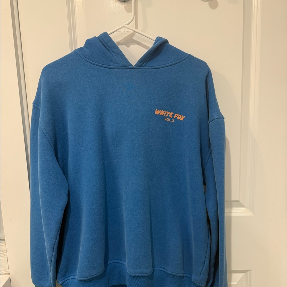 White Fox Boutique Blue Hoodie